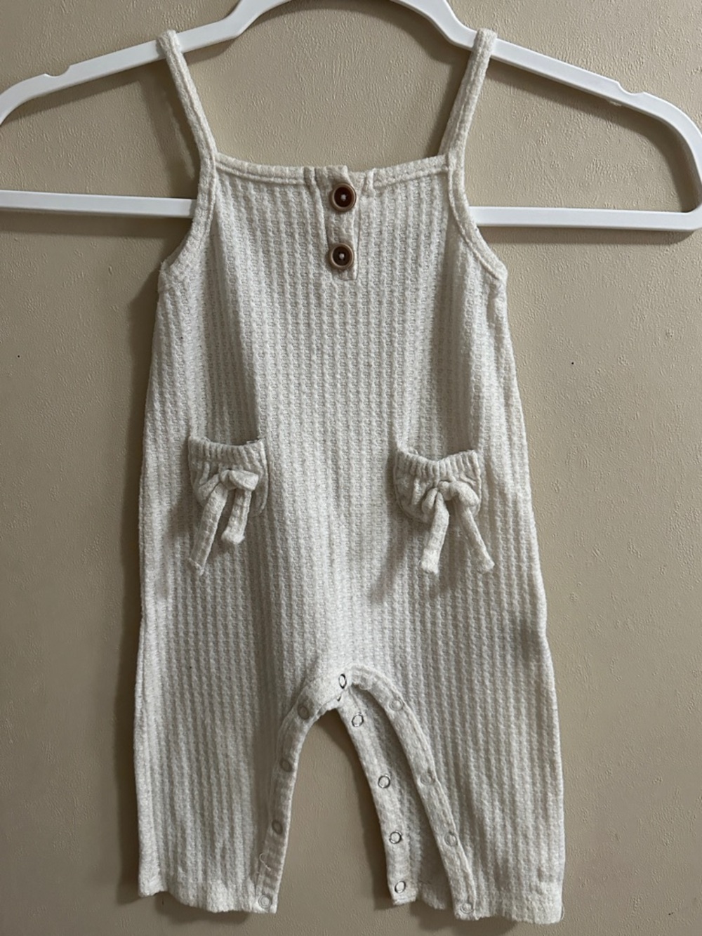 Youth Waffle Knit Romper